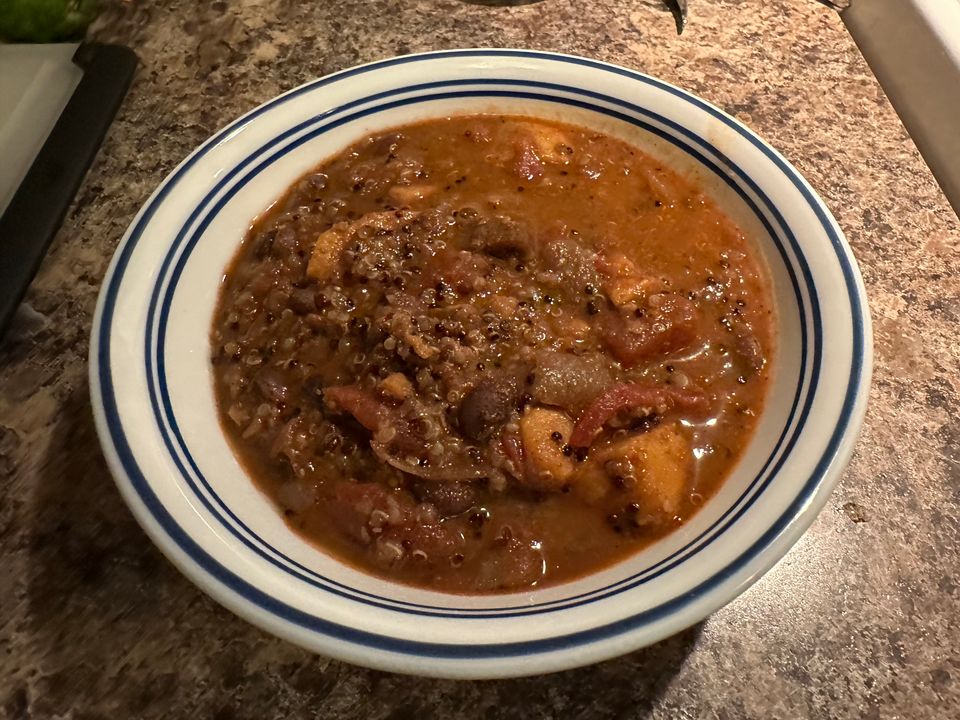 Black Bean and Sweet Potato Chili